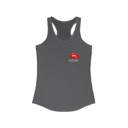 💋 "Love Lips" Graphic Racerback Tank – Flirty, Bold & Effortlessly Cool