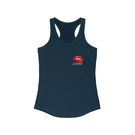 💋 "Love Lips" Graphic Racerback Tank – Flirty, Bold & Effortlessly Cool