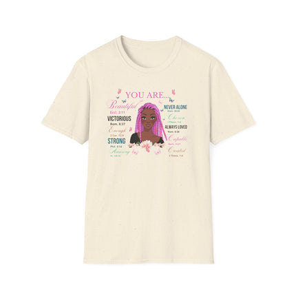 💜 You Are Empowerment Tee – Faith, Beauty & Strength