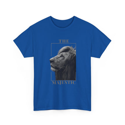 🦁 The Majestic Lion Graphic T-Shirt – White