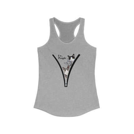 😾 Ew, People” Cat Tank Top