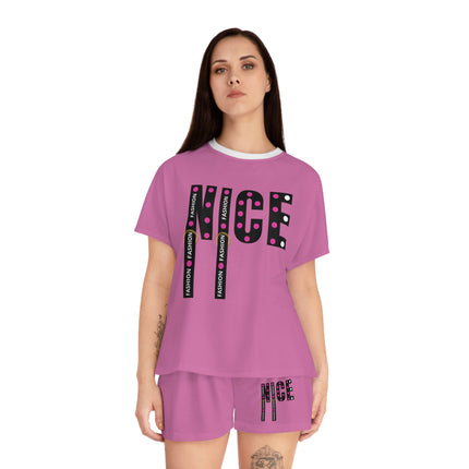 💖 NICE Fashion Lounge Set – Bold, Playful & Comfy