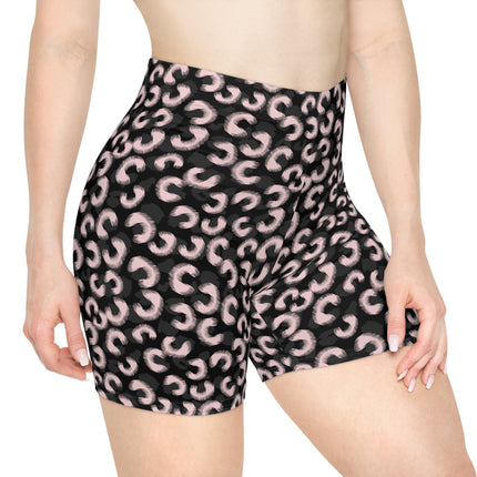 🐾 Wild Blush High-Waist Shorts