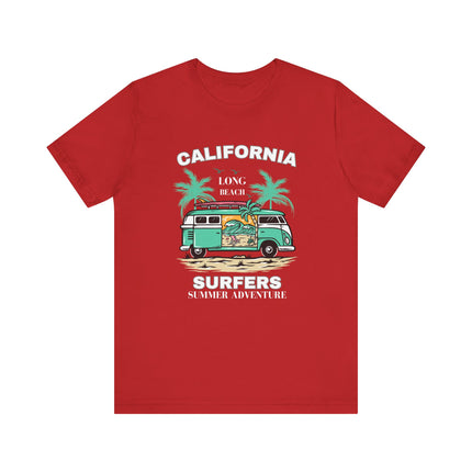 California Surfers Tee – Long Beach Vibes 🌴🏄‍♂️