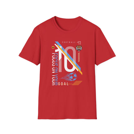 Focus On Your Goal – Football Passion Tee