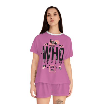 Women’s Lounge Set – 2-Piece Printed T-Shirt & Shorts