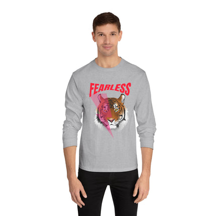 Fearless Tiger Crewneck Sweatshirt – White Edition