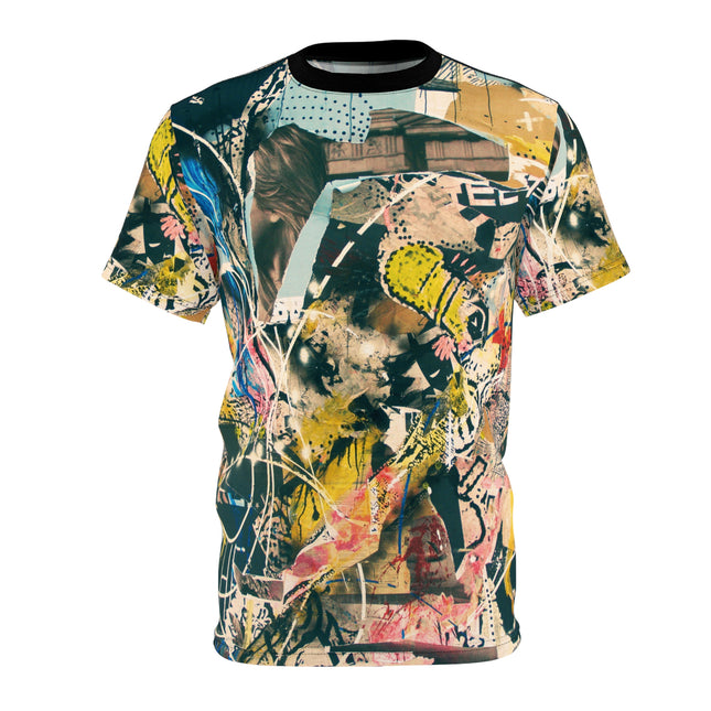 🎨 Urban Collage Art Tee – Chaos Meets Creativity