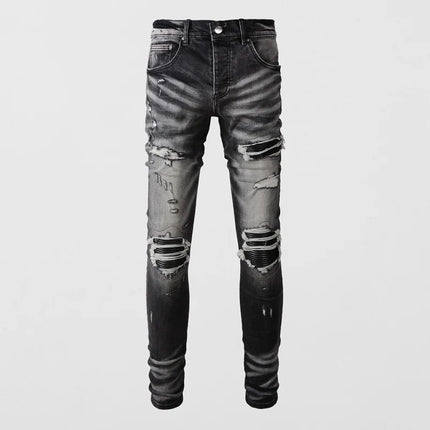 Street Fashion Fashion Brand Retro Black Gray