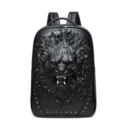 Large Capacity Men's Creative Travel Backpack Animal Print
