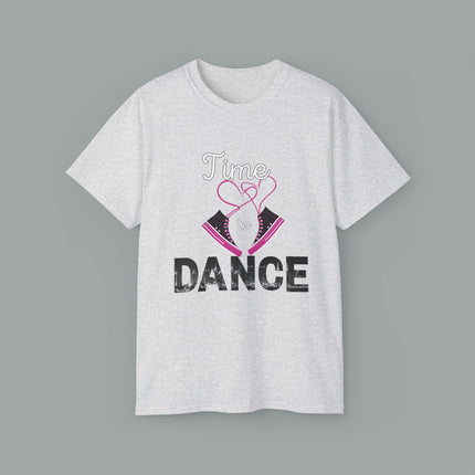 Unisex Ultra Cotton Tee, Print Time To Dance Luxury Design