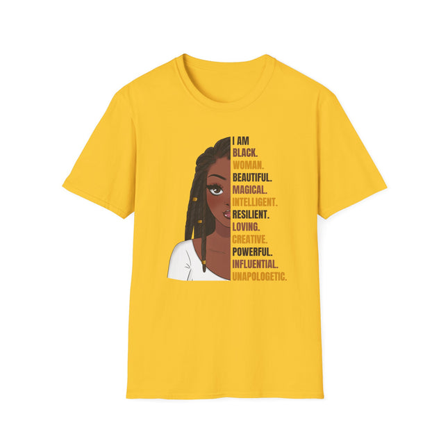 Empowered Queen Tee I Am” Statement Shirt (White)