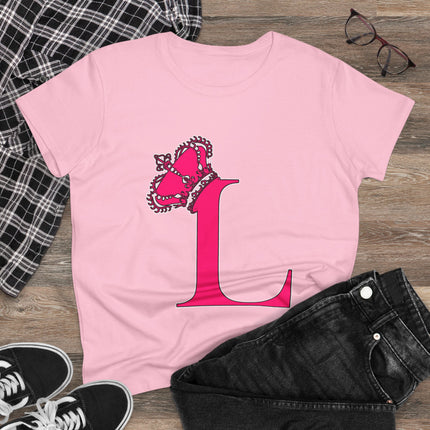 👑 L is for Queen – Monogram Crown Tee