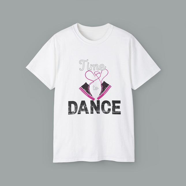 Unisex Ultra Cotton Tee, Print Time To Dance Luxury Design