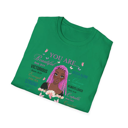 💜 You Are Empowerment Tee – Faith, Beauty & Strength