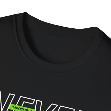 💪 NEVER GIVE UP! Motivational Tee
