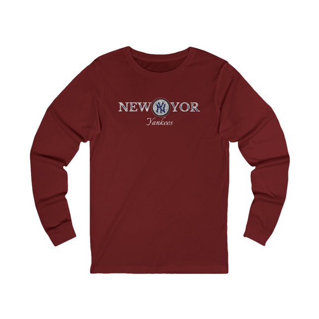 Black New York Yankees Long Sleeve Tee
