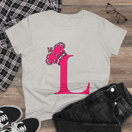 👑 L is for Queen – Monogram Crown Tee