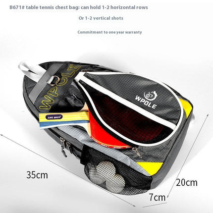 1-2 Sports Equipment Leisure Chest Table Tennis Messenger Bag