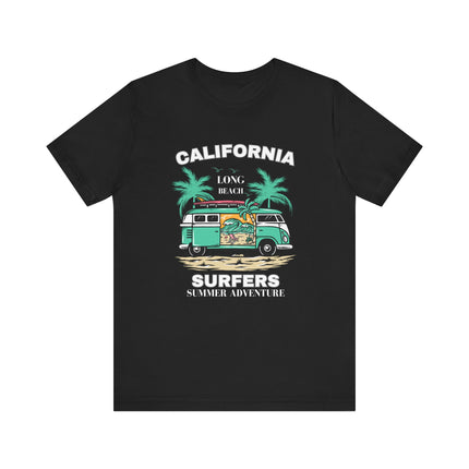 California Surfers Tee – Long Beach Vibes 🌴🏄‍♂️