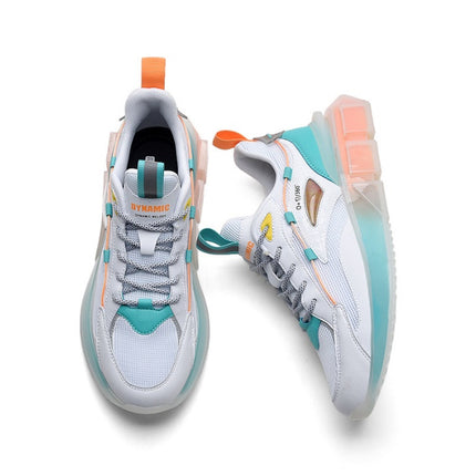 Trendy Men's Lace-up Leather Casual Sneakers