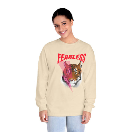 Fearless Tiger Crewneck Sweatshirt – White Edition