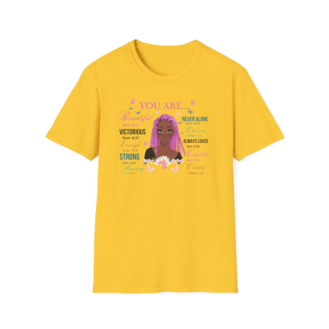 💜 You Are Empowerment Tee – Faith, Beauty & Strength