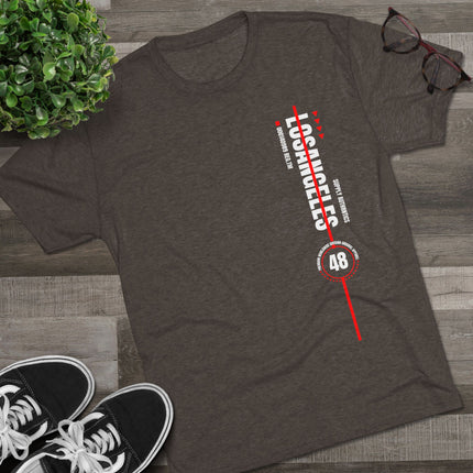 🏁 Los Angeles Vertical Graphic Tee – Black Edition