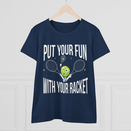 🎾 Put Your Fun with Your Racket – Tennis T-Shirt