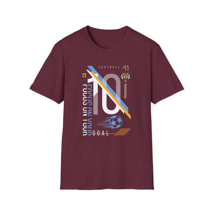 Focus On Your Goal – Football Passion Tee