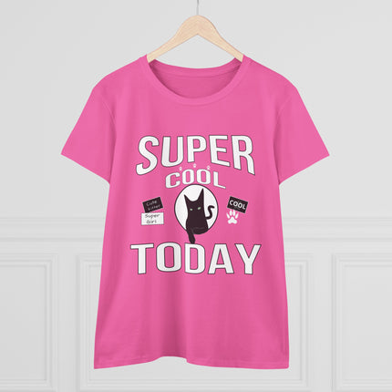 Super Cool Today T-Shirt – Cute Cat Graphic Tee