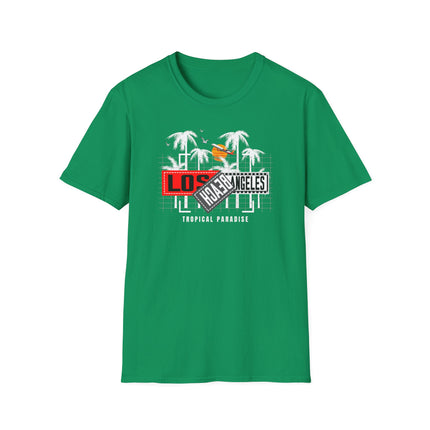 Summer Paradise Beach Tee, Unisex Softstyle T-Shirt
