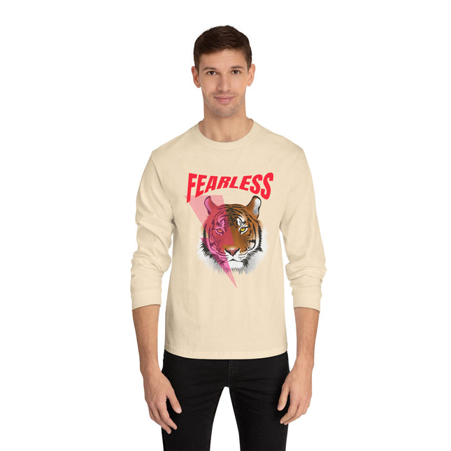 Fearless Tiger Crewneck Sweatshirt – White Edition