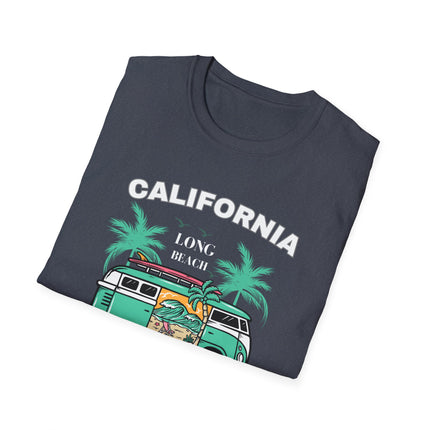 🌴 California Surfers – Long Beach Summer Adventure T-Shirt