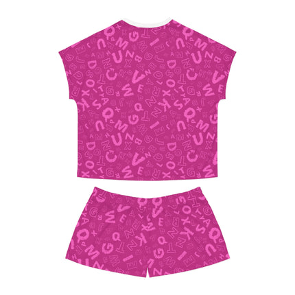 💜 Bold Alphabet Print Lounge Set