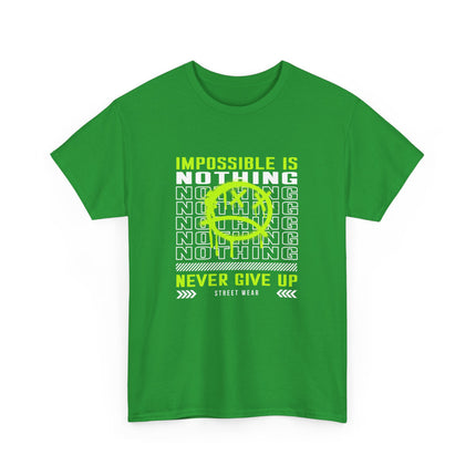 💥 "Impossible Is Nothing" Urban Graphic Tee