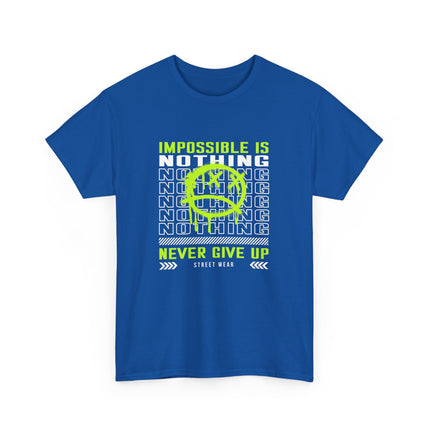 💥 "Impossible Is Nothing" Urban Graphic Tee