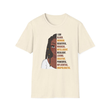 Empowered Queen Tee I Am” Statement Shirt (White)