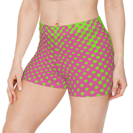 Retro Vibe Polka Dot High-Waisted Shorts
