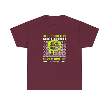 💥 "Impossible Is Nothing" Urban Graphic Tee