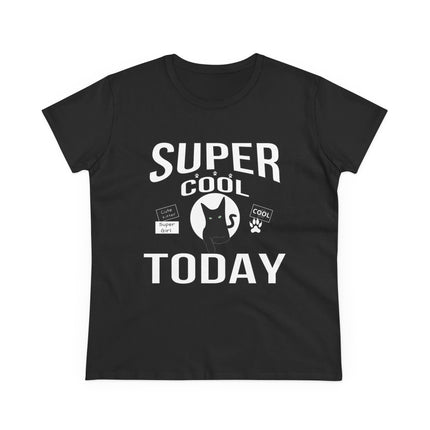 Super Cool Today T-Shirt – Cute Cat Graphic Tee