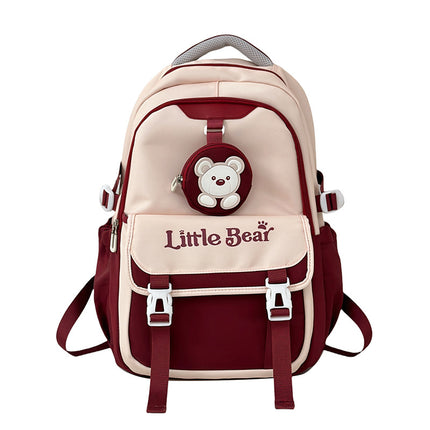 Preppy Style Korean Style Retro Large Capacity Travel Backpack