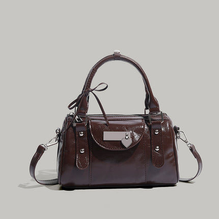 Sweet Cool Love Heart Bow Tie Handbag Female Niche
