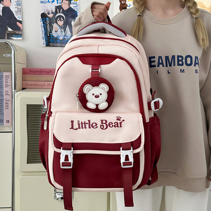 Preppy Style Korean Style Retro Large Capacity Travel Backpack
