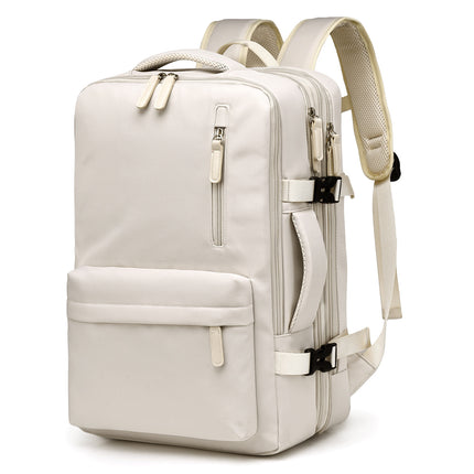 Macaron Color Expansion Backpack For Men And Women