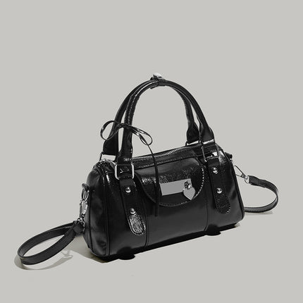 Sweet Cool Love Heart Bow Tie Handbag Female Niche