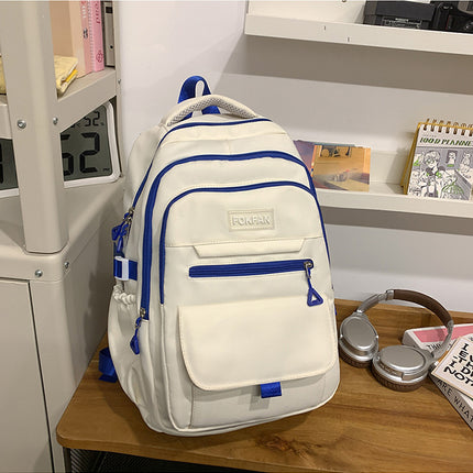 Backpack Large Capacity Travel Leisure Backpack Junior High School High School And College Student Simple Schoolbag