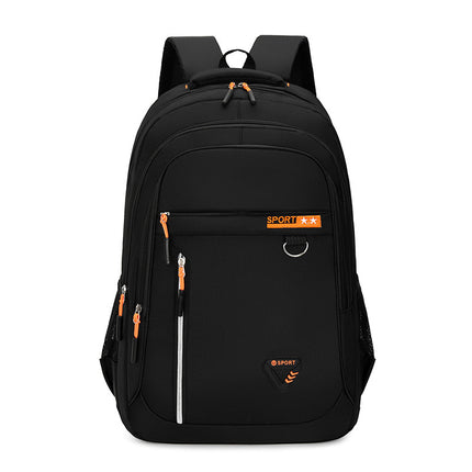 Men's Oxford Cloth Large Capacity Burden Reduction Schoolbag