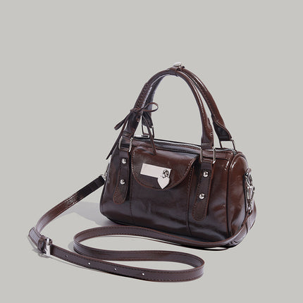 Sweet Cool Love Heart Bow Tie Handbag Female Niche