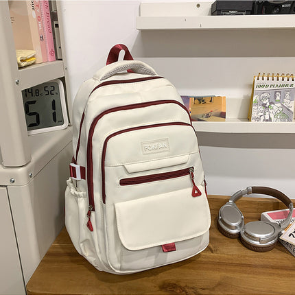 Backpack Large Capacity Travel Leisure Backpack Junior High School High School And College Student Simple Schoolbag